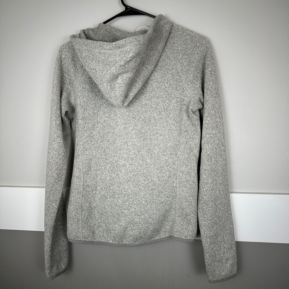 The North Face Grey Hoodie Sweatshirt, 1/4 Zip Womens Size Small Pullover - Picture 4 of 5